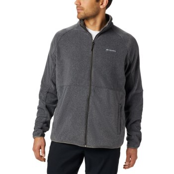 Columbia Jas Heren, Basin Trail Full Zip Fleece Big Grijs, 90BVTJQCY